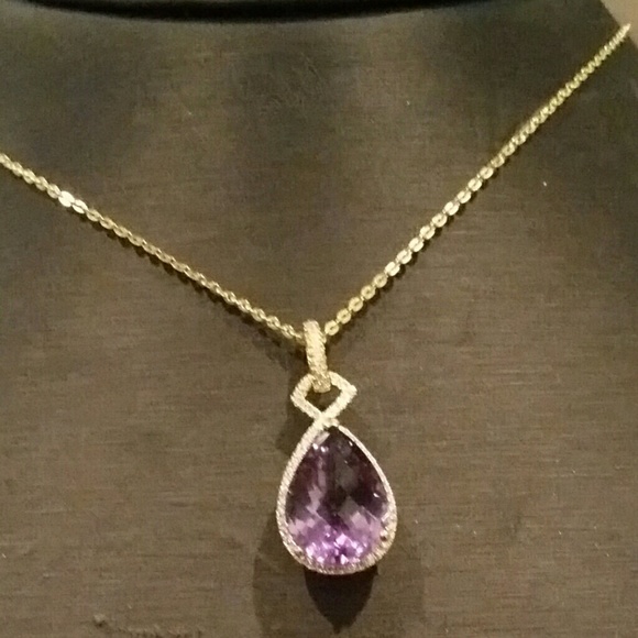 Amethyst pendant ❤❤ - Picture 2 of 4